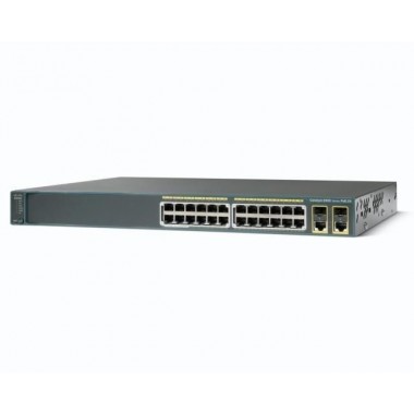 Catalyst 2960 24-Port 10/100 PoE + 2-Port T/SFP LAN Lite Image