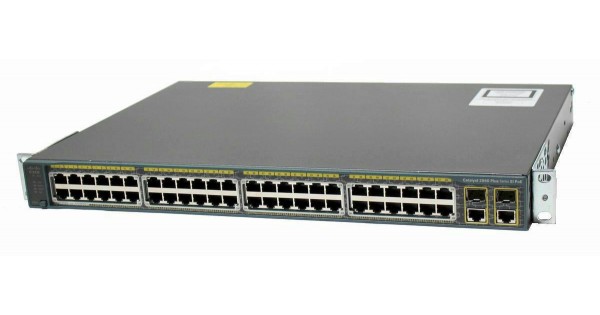 Catalyst 2960 48-Port 10/100 PoE + 2-Port 1000Base-T +2 SFP LAN Lite Image