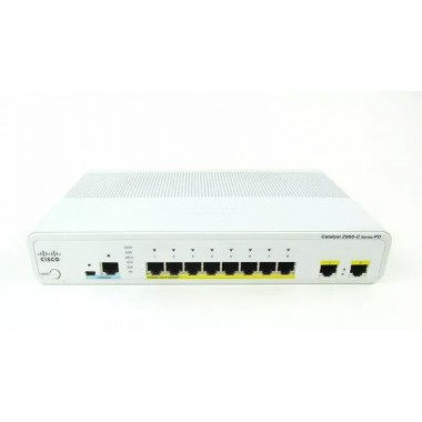 Catalyst 2960-C Pd Pse Switch 8x Fast Ethernet Ports, PoE 2x1g LAN Base