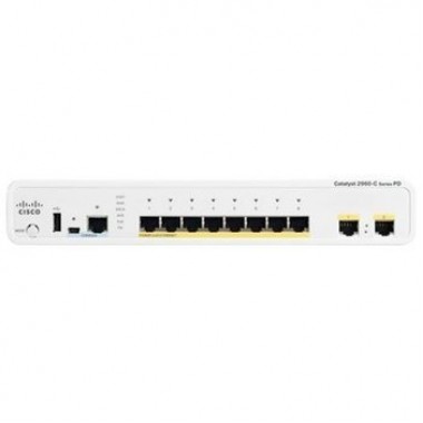 Catalyst 2960 Ethernet Switch 8fe 2x1g LAN Base