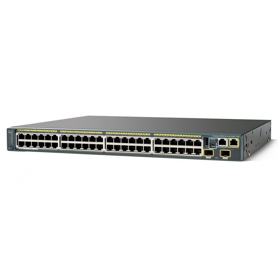 Cisco WS-C2960X-48FPS-L Catalyst 2960-x 48-Port GigE PoE