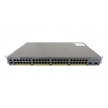 Catalyst 2960-x, 48-Port GigE, 2-Port 10G SFP+ Uplink Ports, LAN Base Image, Ethernet Switch