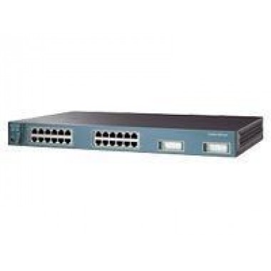 Catalyst 3550: 24-Port 10/100 Switch, (2) 1000Base-X GBIC Slots, Standard Multilayer Image, Inline Power Supply