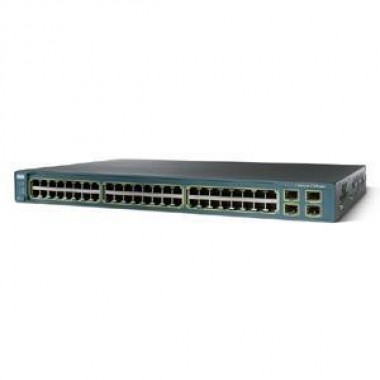 Catalyst 3560 48-Ports 10/100 + 4 SFP Ports Standard Image (Refurbished) Layer 3 Switch