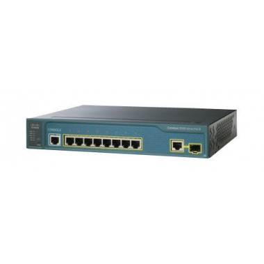 Catalyst 3560 8 10/100 PoE + 1 T/SFP Standard Image Ethernet Switch