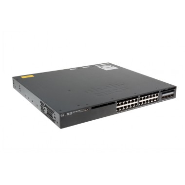 Catalyst 3650 24-Port PoE 4X1G Uplink IP Base Layer 3 Switch