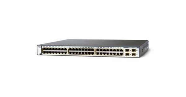 Cisco Ws C3750 48ts E Catalyst 3750 48 Port 10 100 4 Spf Enhanced Ethernet Switch