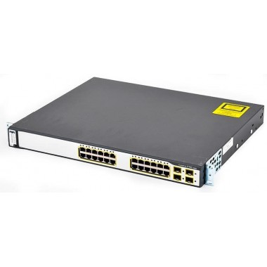 24-Port 10/100/1000 Catalyst 3750 Gigabit Network Ethernet Switch