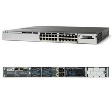 Cisco 24-Port Catalyst Switch (3750 / 3750X Series) 24 x 10/100/1000 Ethernet ports, with 350W AC Power Supply, 1 RU