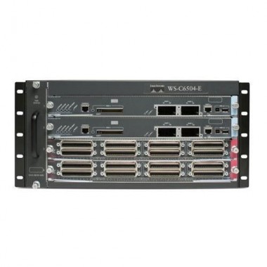 Cisco 6504-E Chassis with Fan Tray and Catalyst 6500 Supervisor Engine 32-8GE