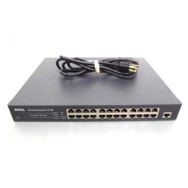 PowerConnect 24-Port 10/100/1000 Ethernet Switch with One Uplink Port