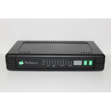 PortServer 16-Port Terminal Server with AC Adapter / Power Supply