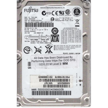 Hard Drive 250GB 4200rpm SATA