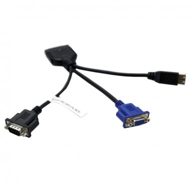 Cisco/HP Local I/O SPS-CA SUV Breakout Diagnostic Cable VGA Serial USB