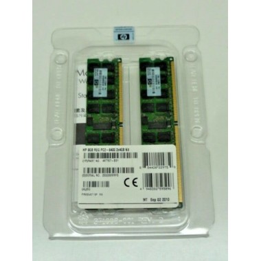 8GB (2 x 4GB) PC2-6400 Memory Kit 501158-001