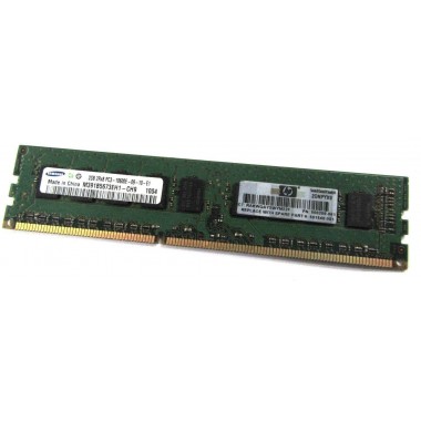 2GB, 1333MHz, PC3-10600E-9, DDR3, dual-rank x8, 1.50V, unbuffered with ECC Dual in-Line Memory Module (UDIMM)