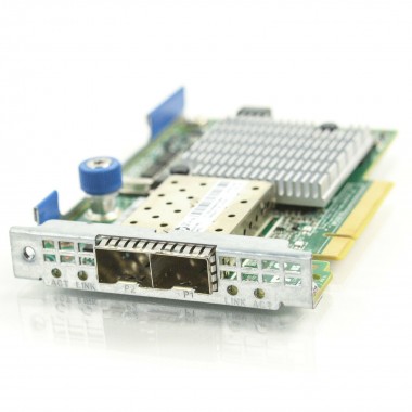 FlexibleLOM Ethernet 10GB 2-port 530FLR Adapter - Has two Small Form-Factor Pluggable Plus (SFP+) Ports and 256MB Integrated buffer Memory - for ProLiant Gen8 Rack Servers