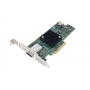 H222 SAS Host bus Adapter PC Board, PCIe 3.0 low profile - Has one Internal x4 mini-SAS Connector, one external x4 mini-SAS Connector, 6Gb/sec transfer rate, up to 330TB SAS or 330TB SATA capacity