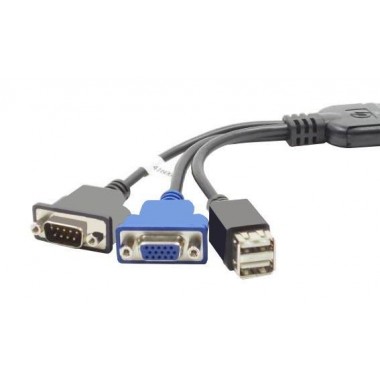 36-Pin Serial, USB, and VGA Dongle Cord Cable