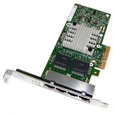 Gigabit Ethernet Quad Port Server Adapter 10/100/1000Mbps PCI-Express I340 T4 for System X