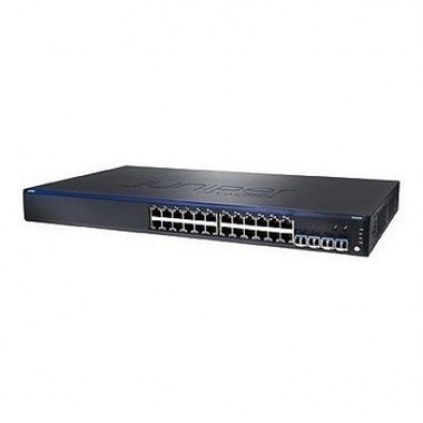 EX2200 24-Port 10/100/1000Base-T Ethernet Switch with Four SFP Gigabit Ethernet Uplink Ports