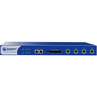 NetScreen NS-204-007 VPN Firewall with 4 Fast Ethernet and AC Power Supply