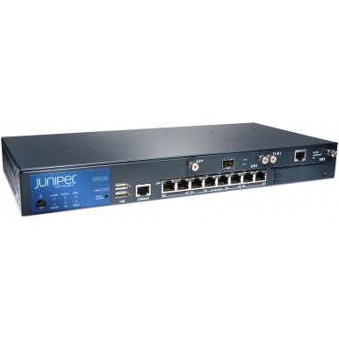 SRX Services Gateway 220 with 8x Gigabit Ethernet Ports 2x Mini-PIM Slots 2GB DRAM