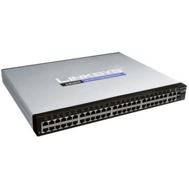 Cisco Small Business Smart 48-Port Rack Mountable Switch, 48-Port 10/100, 4-Port Gigabit