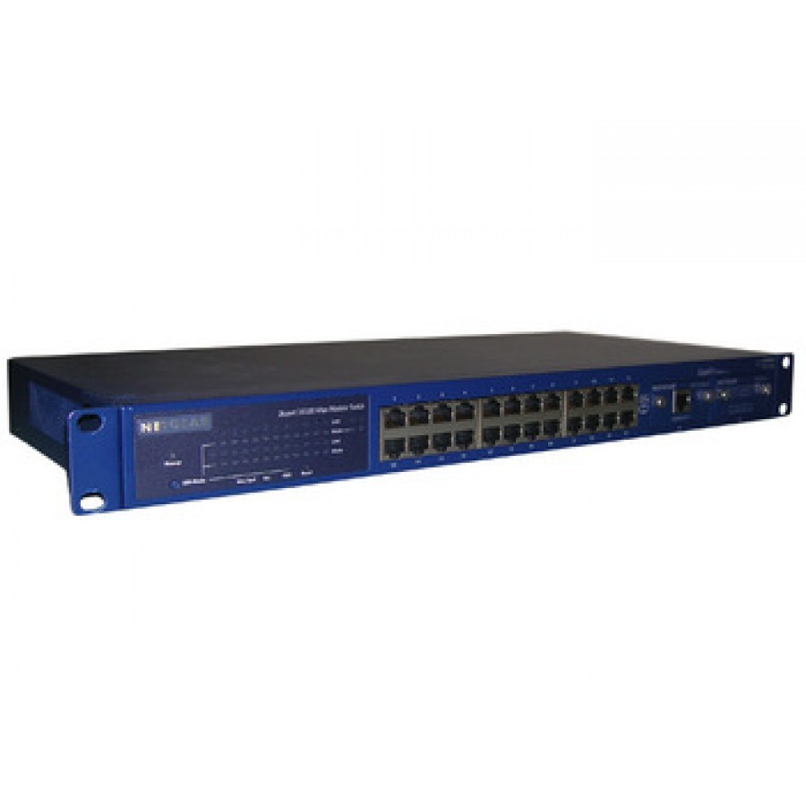 Modular 10/100 Netgear FS726 ProSafe Switch Ethernet 24-Port