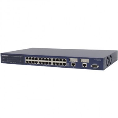 ProSafe FSM726 24-Port Managed Ethernet Switch 10/100 L2 with 2 Combo Gig Ports