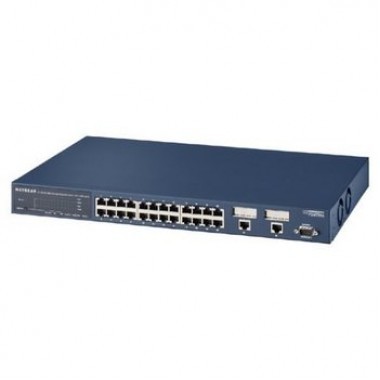 24-Port 10/100 Mbps Managed Stackable Switch with 2 Gigabit Ports