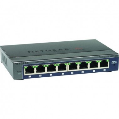 ProSafe Plus GS108E 8-Port Gigabit Ethernet Switch