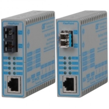 FlexPoint 10/100Base-TX RJ45 100Base-FX Mm/st 1310nm/5km DC Term