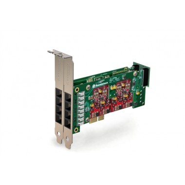 6 FXO Port PCIe Card with Echo Cancelation