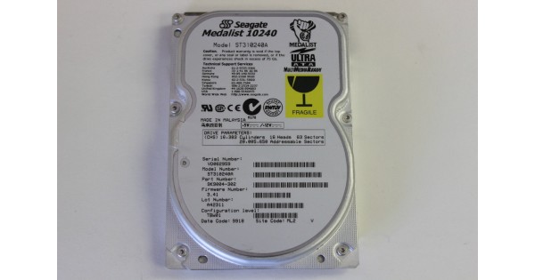 10Gb IDE Hard Disk Drive HDD