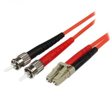 2-Meter Fiber Optic Multimode Duplex LC/st 50/125 Patch Cable