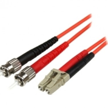 5-Meter Fiber Optic Multimode Duplex LC/st 50/125 Patch Cable