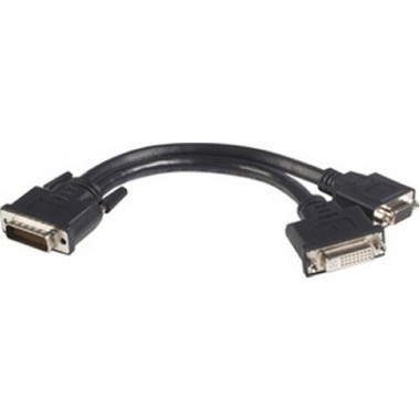 8-Inch DMS-59 to DVI VGA Y Cable