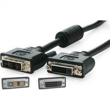 10-Foot DVI-D Single Link Monitor Extension Cable - M/F - DVI-D Male Video - DVI-D Female Video - 10ft - Black