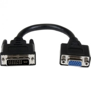 8-Inch DVI to VGA M/F Dongle Cable Adapter