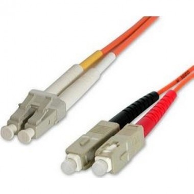 2-Meter Duplex Fiber LC/SC 62.5/125 Patch Cable