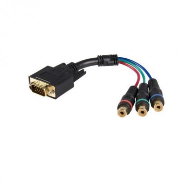 6-Inch RCA HD15 M/F to Component Breakout Cable Adapter