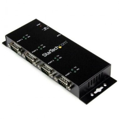 4-Port Industrial USB to Serial USB 2.0 RS232 Serial Adapter Hub