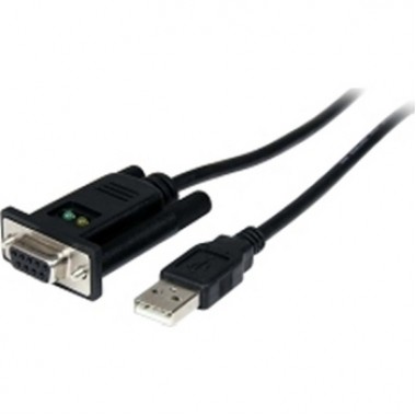 USB to Null Modem RS232 DB9 M/M Serial DCE Adapter