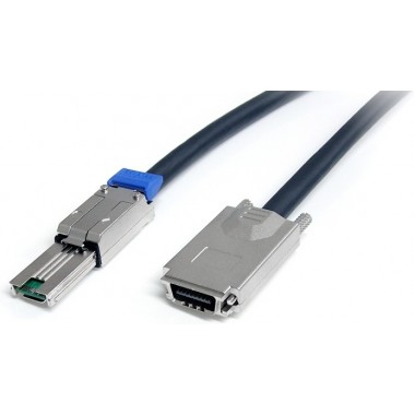 2-Meter External Serial Attached SCSI SAS Cable - SFF-8470 to SFF-8088