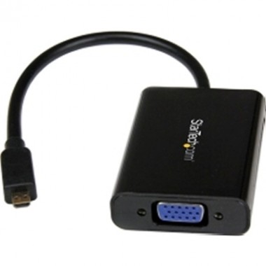 Micro HDMI Male to VGA Female Adapter Converter with Audio