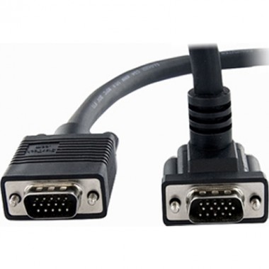 15-Foot VGA M/M Hi-res Hd15 Sxga Mntr Cable with 90 Degree Angled Conn