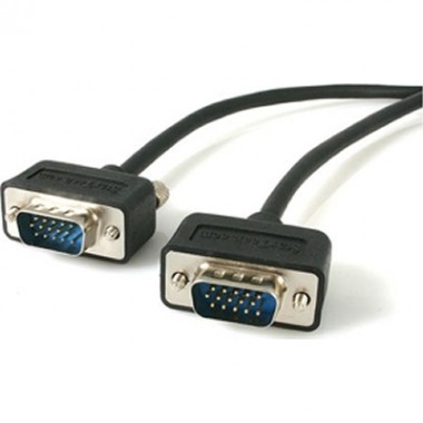 6-Foot Low Profile VGA Cable 1920x1200 Hd15 Monitor Cable M/m