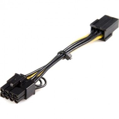 PCIe 6pin to 8pin Power Adapter Cable