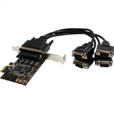 4-Port PCIe Serial Adapter Card Serial RS232 Card